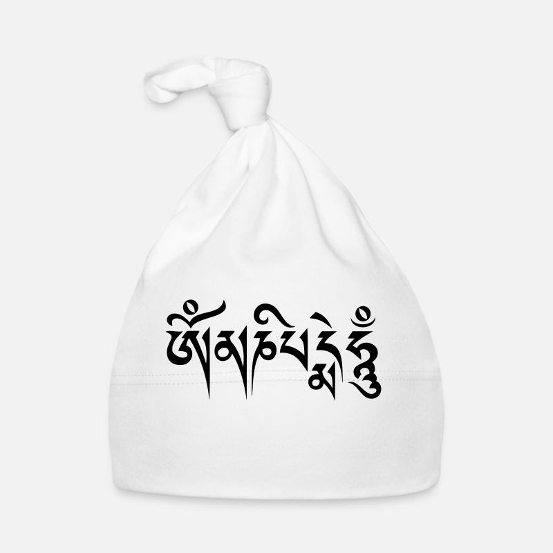 Om mani padme hum Baby Bio-Mütze