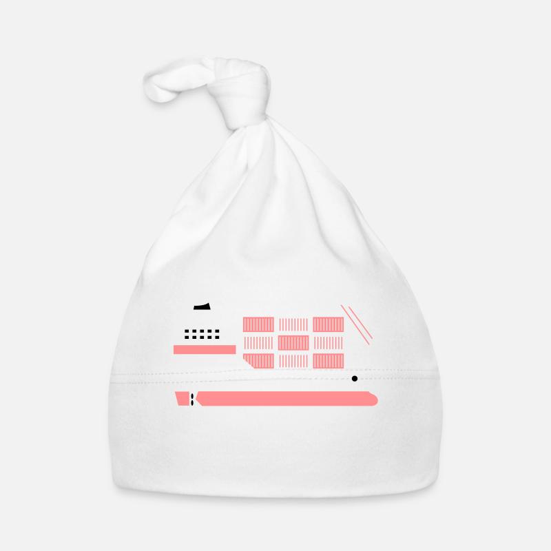 containerschiff pink Baby Bio-Mütze