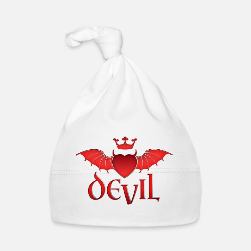 Angel & Devil Organic Baby Cap