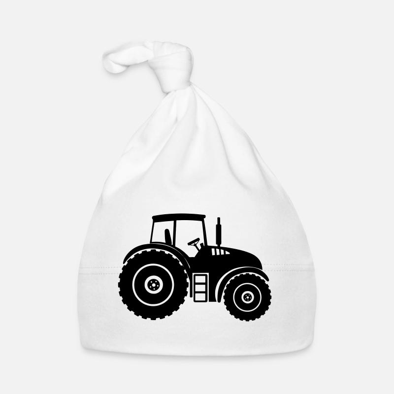 Shade Silhouette Traktor Baby Bio-Mütze
