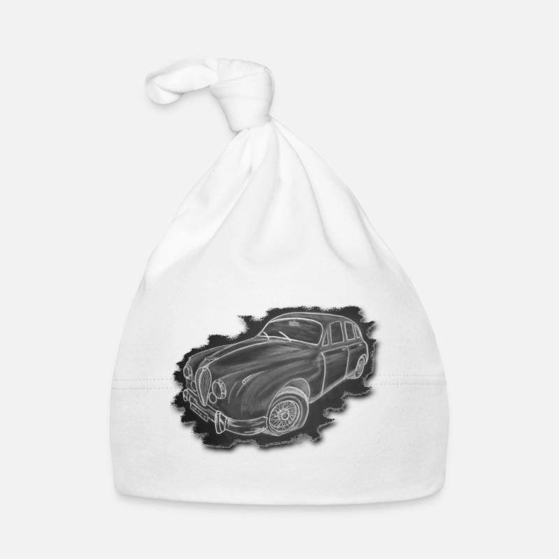 Oldtimer - Dessin Bonnet bio Bébé