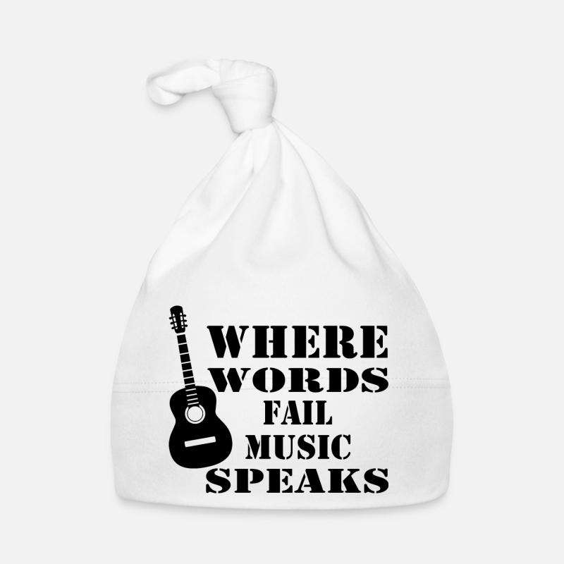 Rock and Roll Rock Music Organic Baby Cap