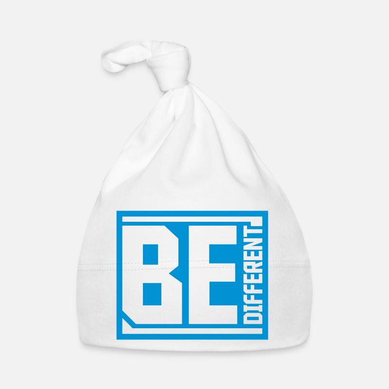Soyez différent Logo Design Bonnet bio Bébé