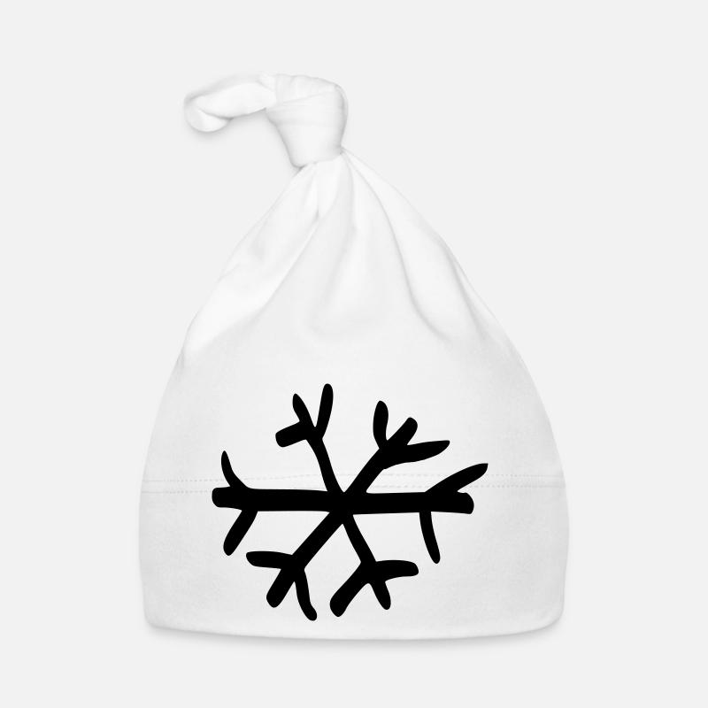 Flocon de neige Bonnet bio Bébé