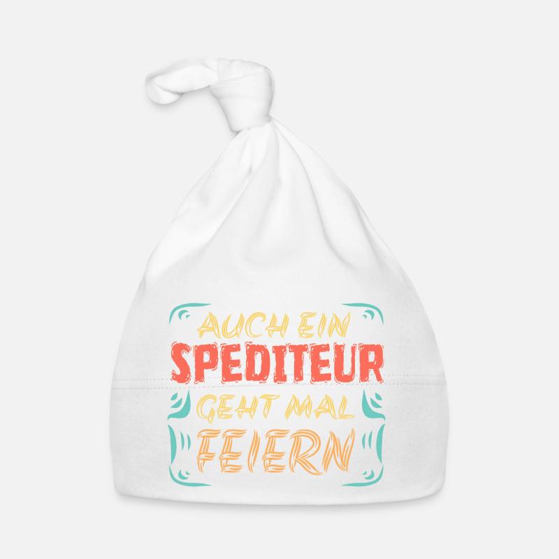 Feiern mit Spediteur spedition Baby Bio-Mütze