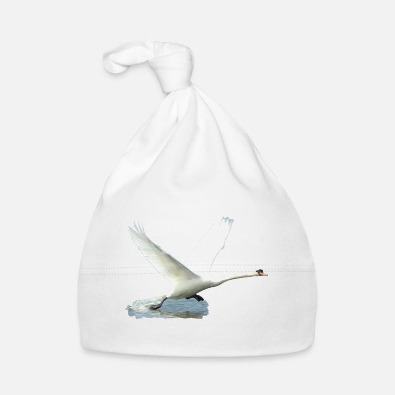 Here it's ready for take off Organic Baby Cap