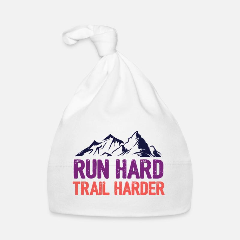 Courez fort. Trail plus difficile. Bonnet bio Bébé