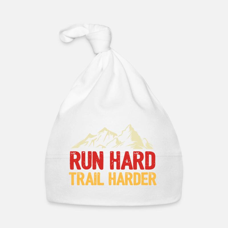 Courez fort. Trail plus difficile. Bonnet bio Bébé