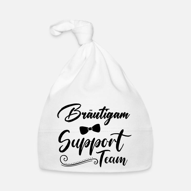bräutigam support team Baby Bio-Mütze