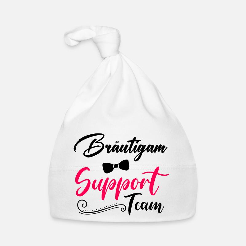 bräutigam support team Baby Bio-Mütze