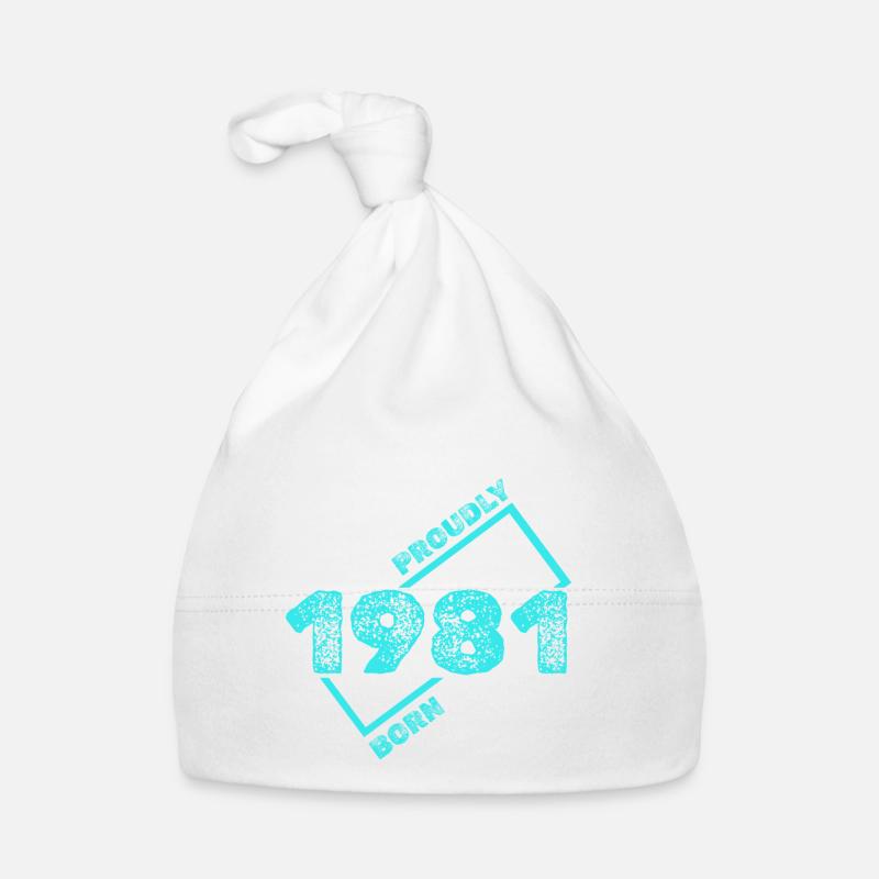 Geschenkidee 1981 Baby Bio-Mütze