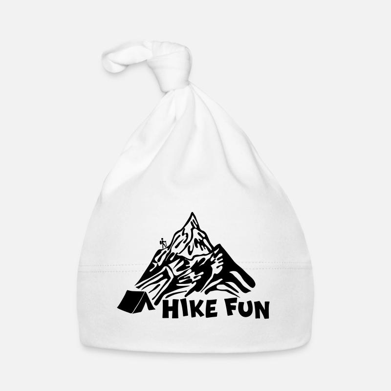 Hike Fun [Black] Organic Baby Cap