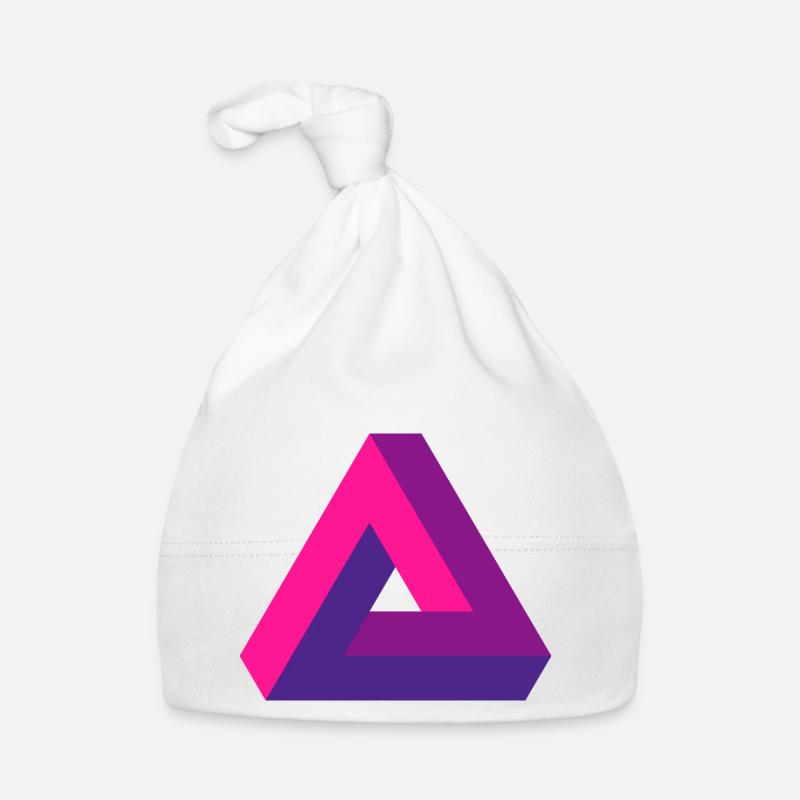 Perspective hallucinante : Impossible 3D Triangle Bonnet bio Bébé