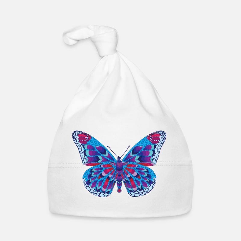 Butterfly Organic Baby Cap