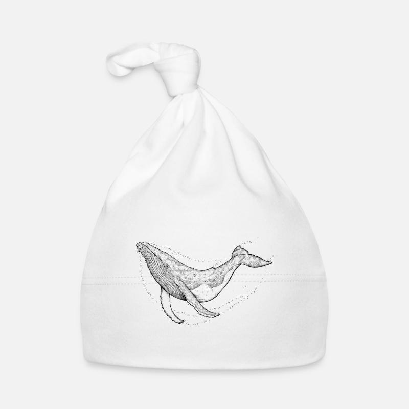 Humpback whale Organic Baby Cap