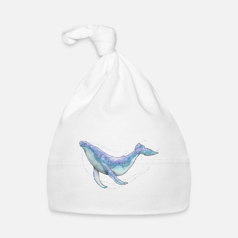 Buckelwal Baby Bio-Mütze