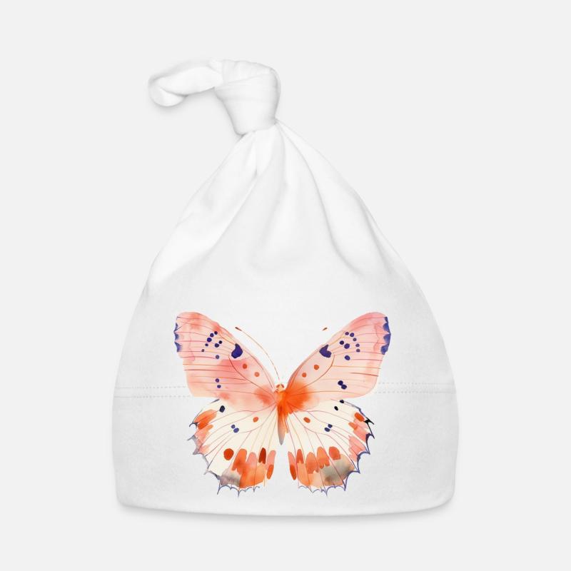 Butterfly Organic Baby Cap