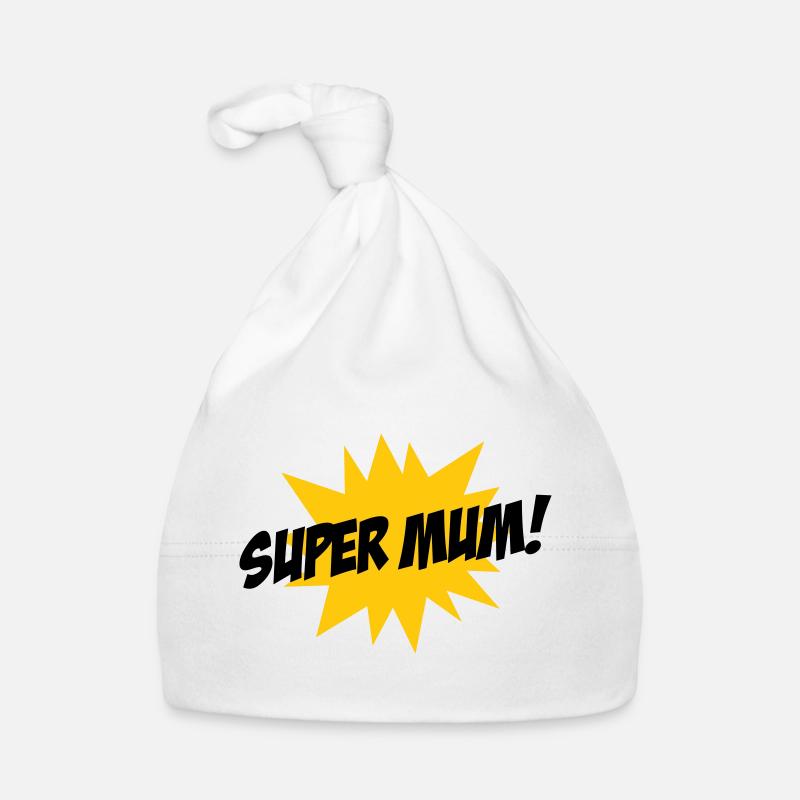 Super Mom - Mother's Day Organic Baby Cap