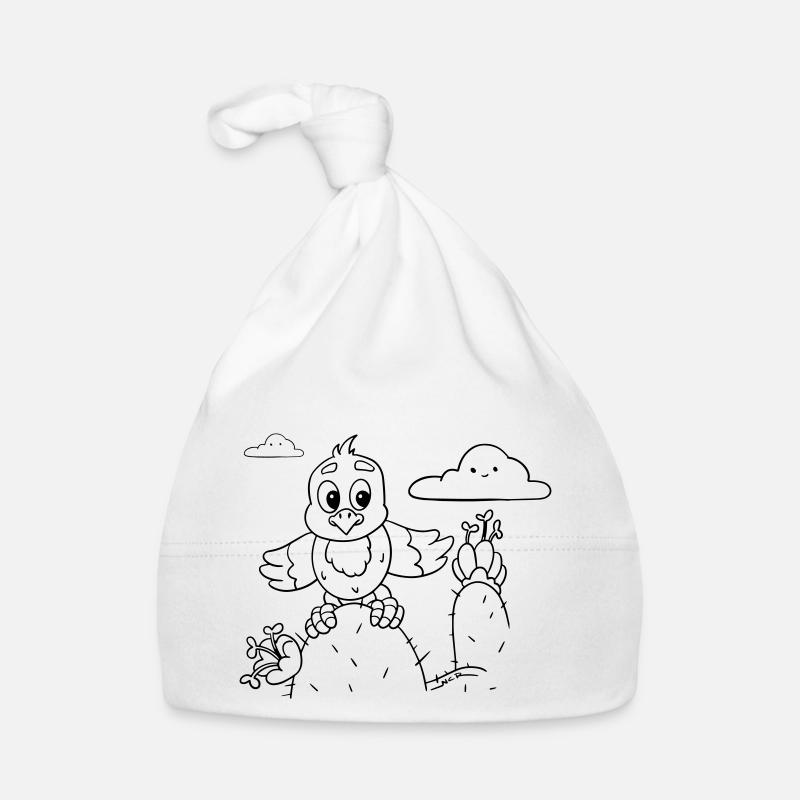 Design for creatives: Vulture coloring page Organic Baby Cap