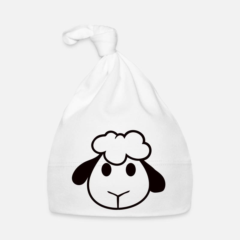 Sheep Face Head Cute Cute Lamb Cool Comic Organic Baby Cap