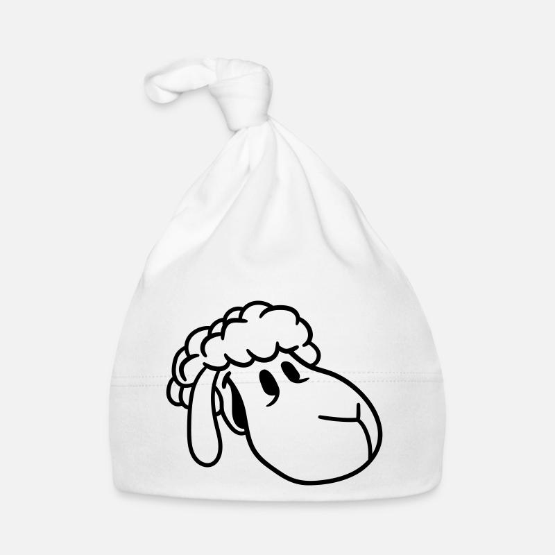 Sheep Face Head Cute Cute Lamb Cool Comic Organic Baby Cap