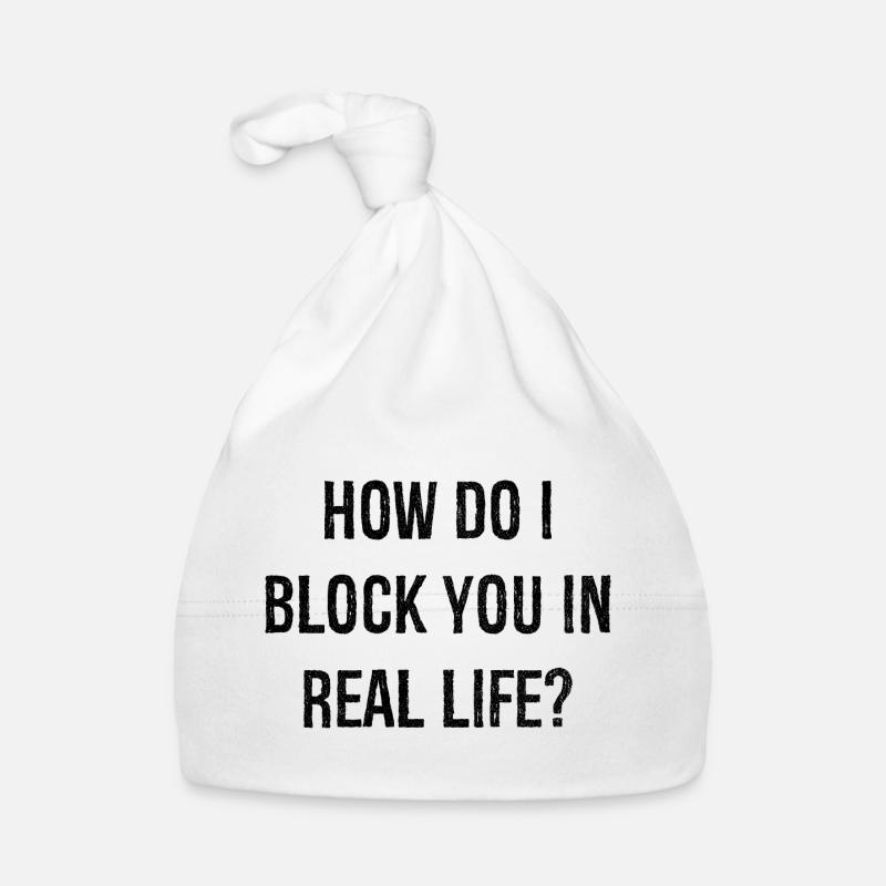 Comment puis-je vous bloquer dans la vraie vie Bonnet bio Bébé