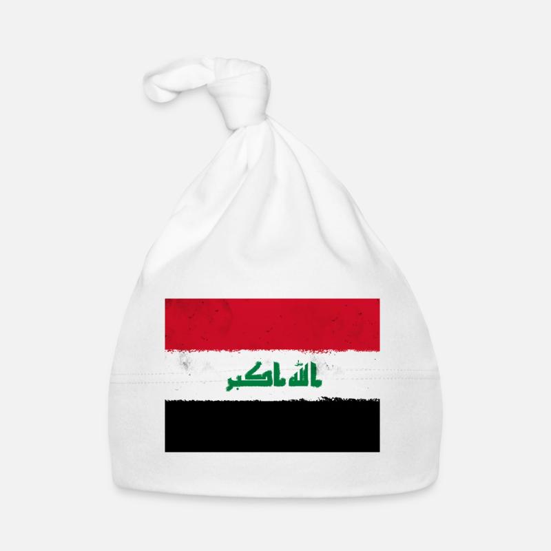 Drapeau de l’Irak Bonnet bio Bébé