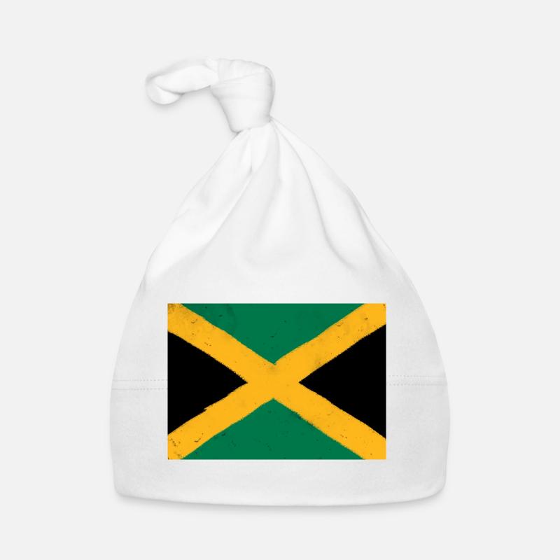 Drapeau de la Jamaïque Bonnet bio Bébé