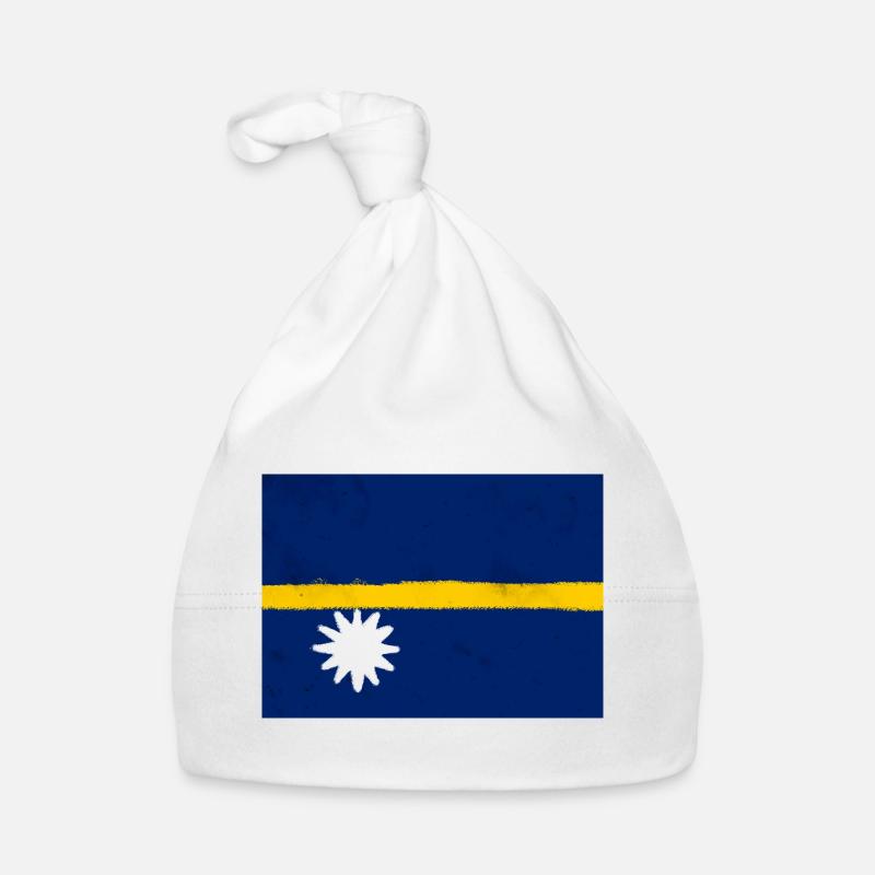 Drapeau de Nauru Bonnet bio Bébé