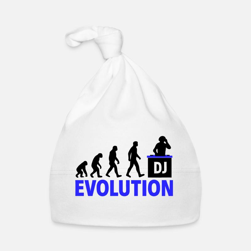 DJ Evolution Music Lover Design Organic Baby Cap