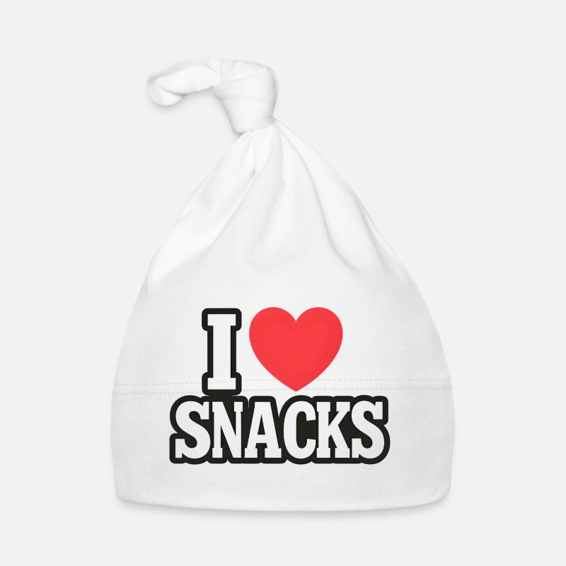 Love for Snacks Expression Organic Baby Cap