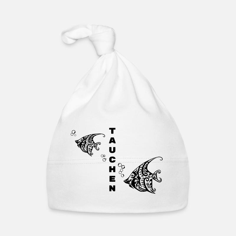 Tauchen – Tribal Fisch Design Baby Bio-Mütze