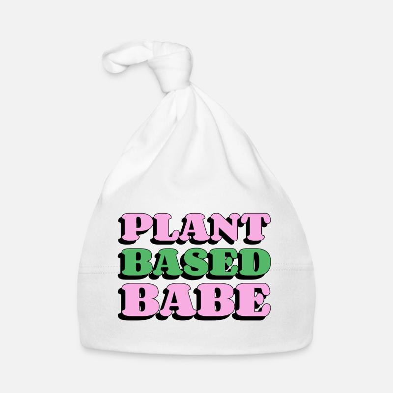 Bébé à base de plantes - Bonnet bio Bébé - blanc
