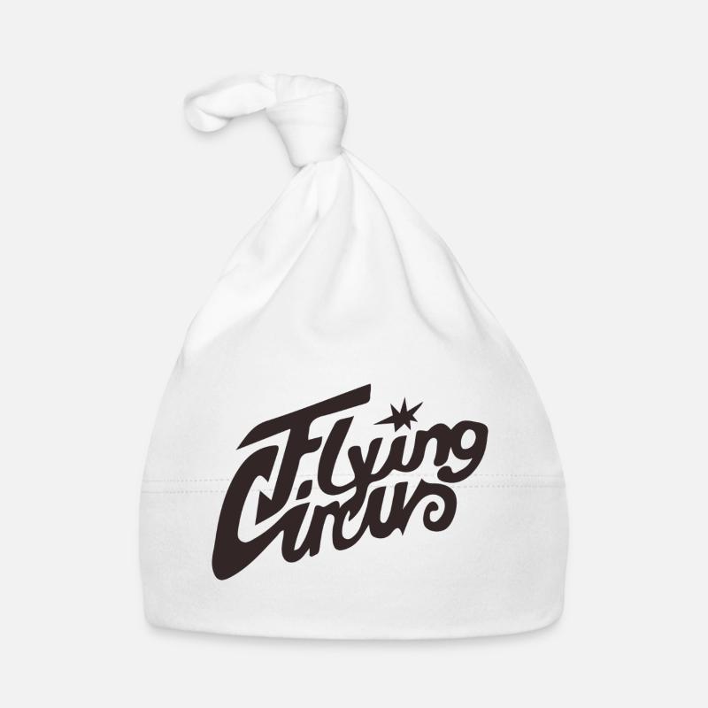 "Flying Circus" Vintage Script Organic Baby Cap