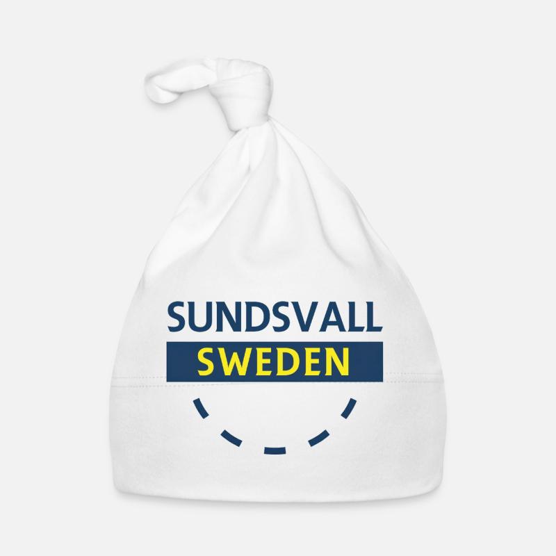 Sundsvall Suède Logo Bonnet bio Bébé