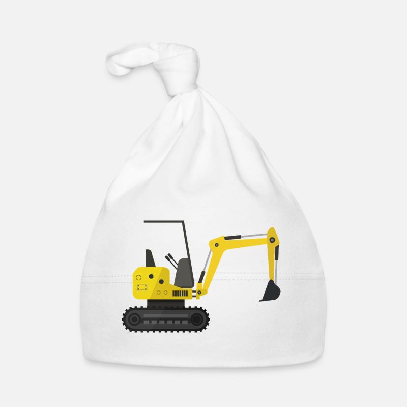 Excavator Organic Baby Cap