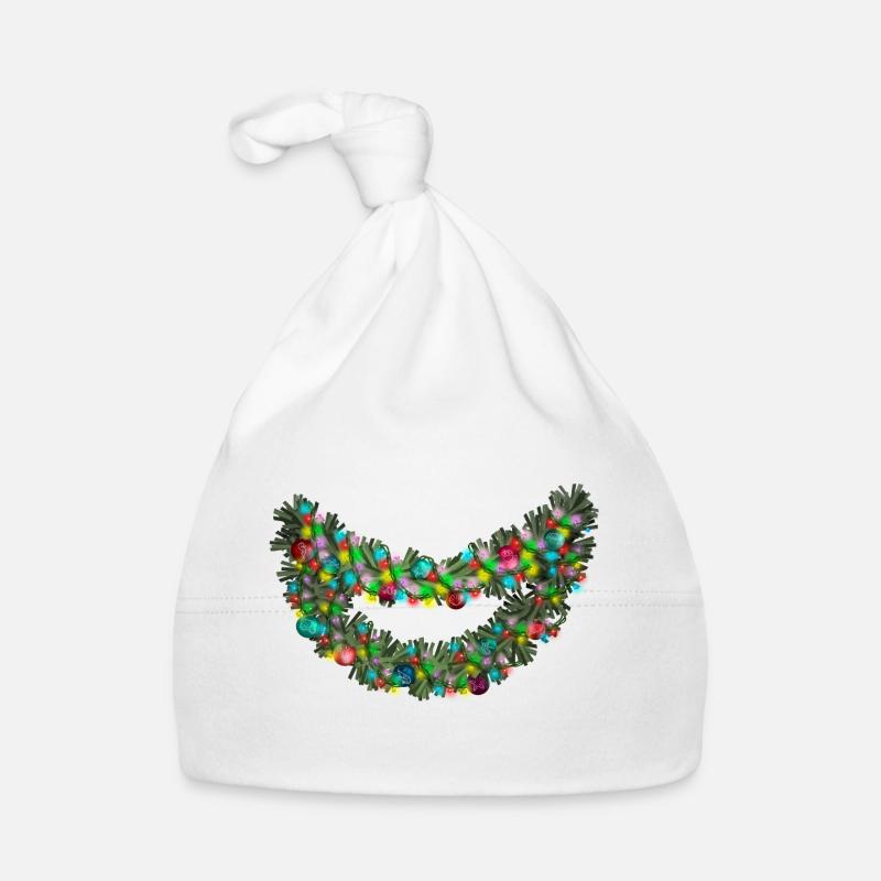Tazz Talks | Joyful Neon Garland Smile Organic Baby Cap