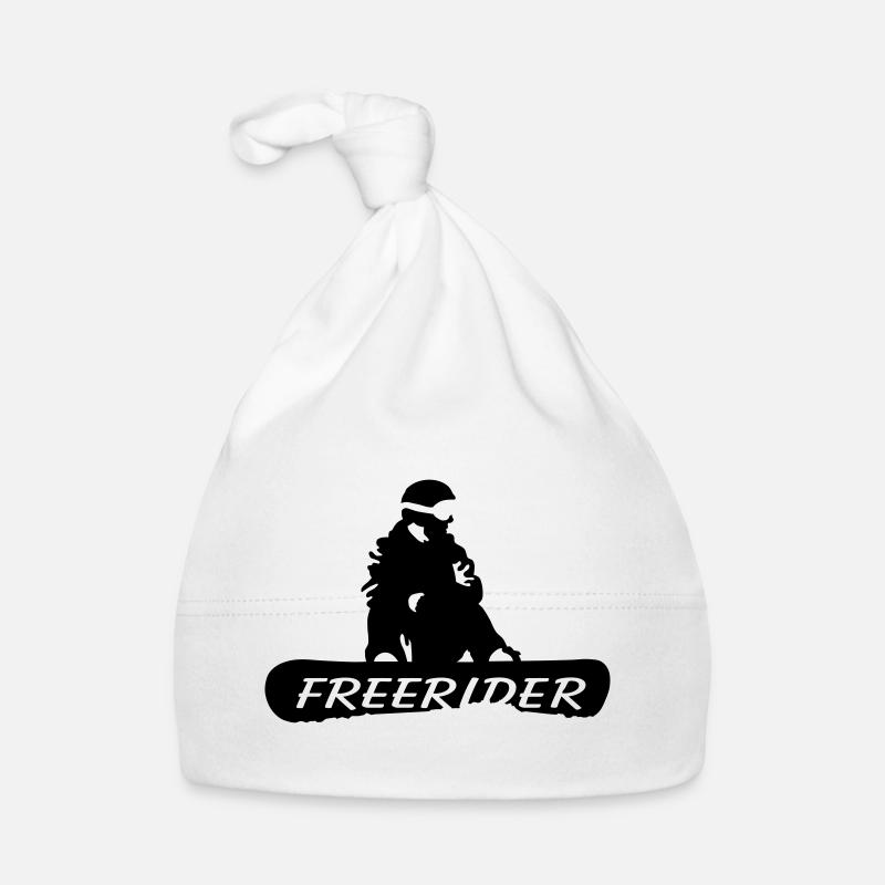 Freerider Snowboard Organic Baby Cap