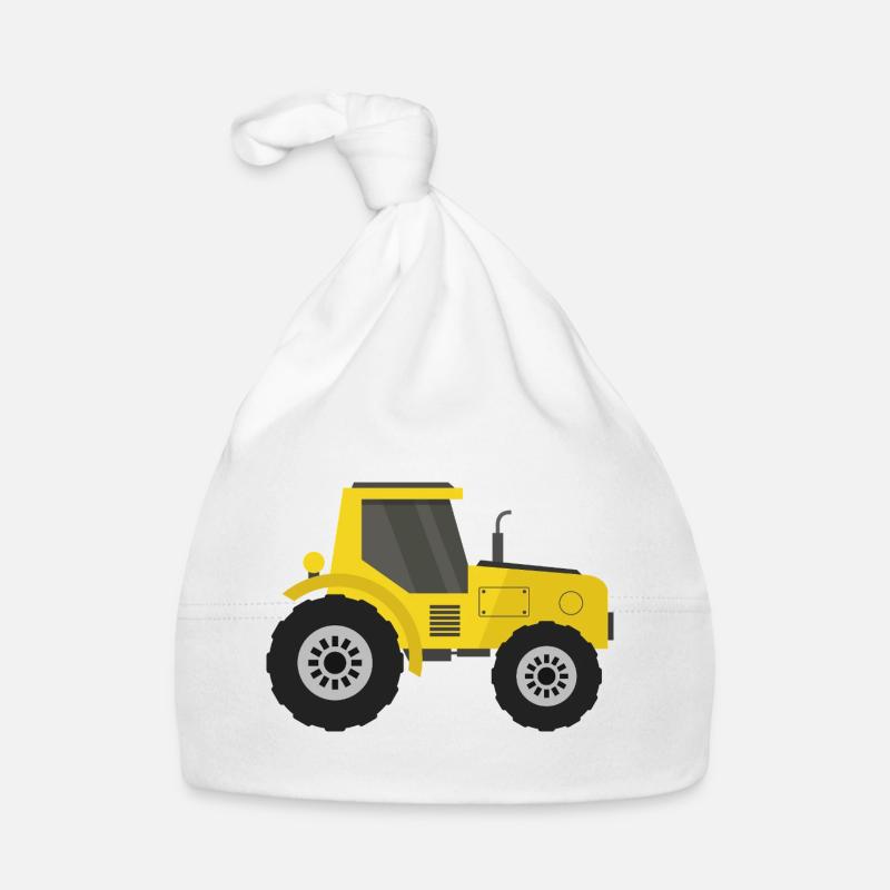 Traktor Baby Bio-Mütze