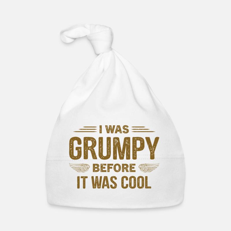 Ich war grantig, bevor es cool war Baby Bio-Mütze