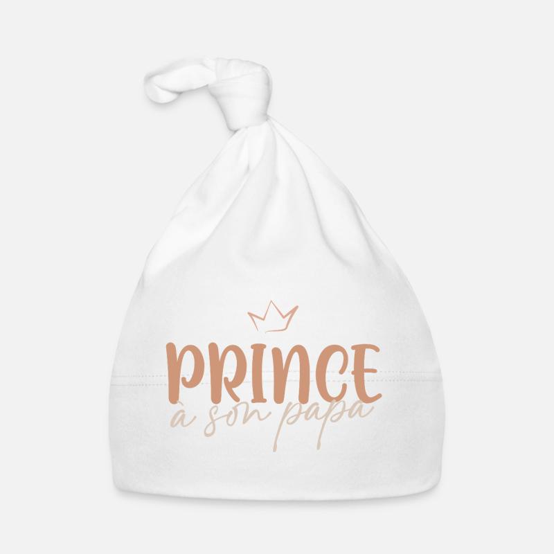 Prince à son papa Bonnet bio Bébé