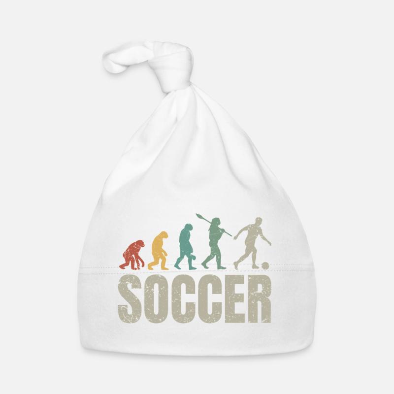 Fußball Evolution | Soccer Evolution Baby Bio-Mütze