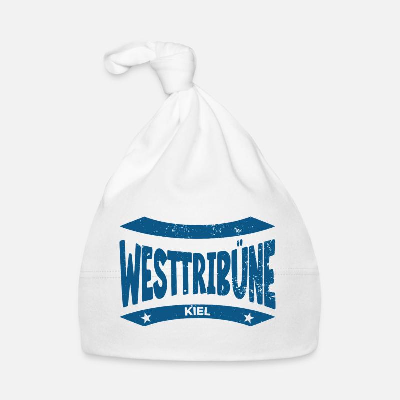 Sweat à capuche, casquette et mug du stade de Kiel, tribune ouest Bonnet bio Bébé