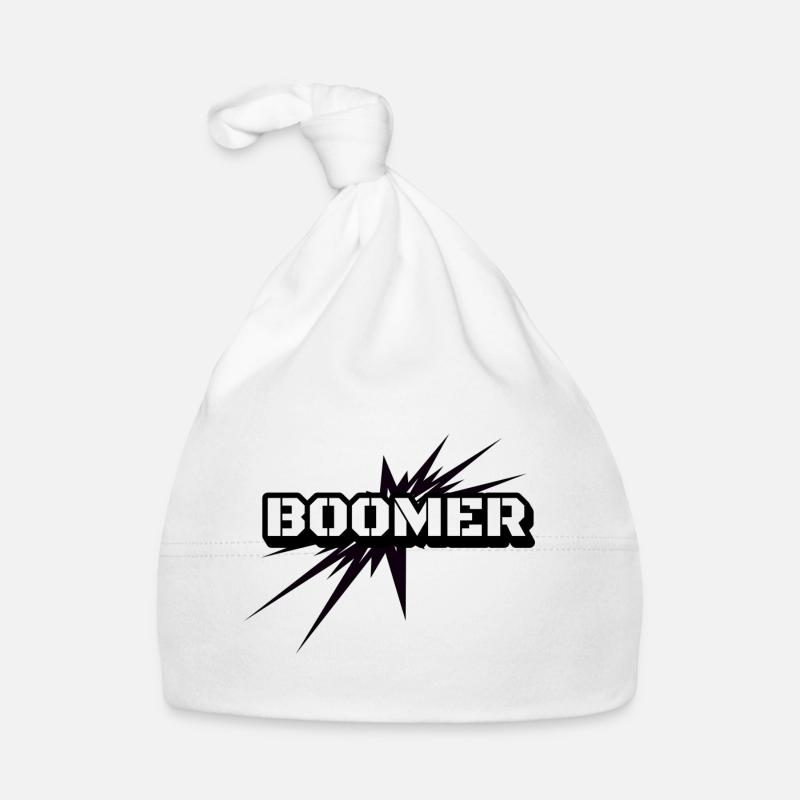 Police Boomer Explosée Bonnet bio Bébé
