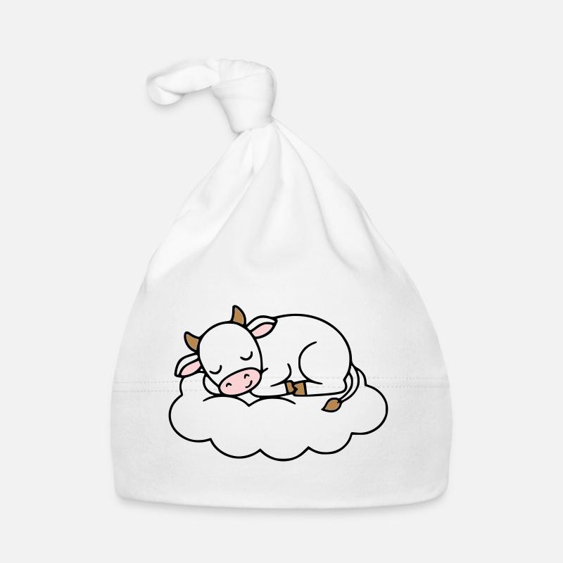 Sleeping Cow Cloud Dream Baby Organic Baby Cap