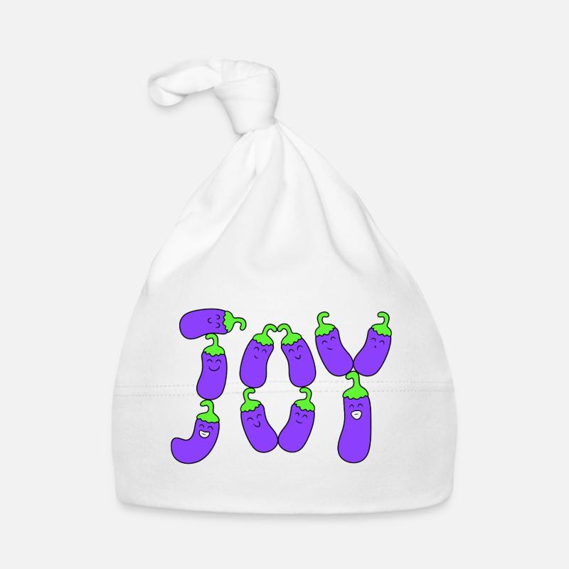 Eggplant joy Organic Baby Cap