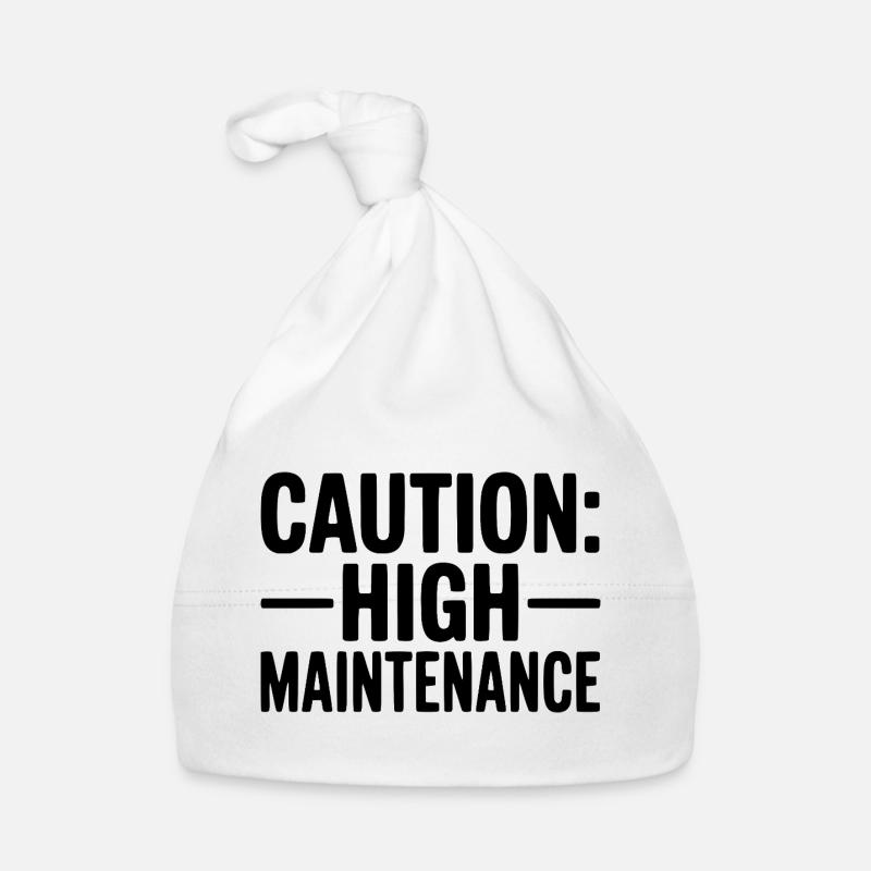 Caution: High Maintenance Organic Baby Cap