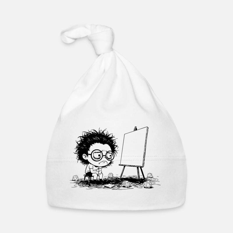 Artiste Blocage Créatif Toile Vide Manga Bonnet bio Bébé