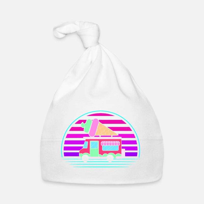 Eiscreme Eiswagen Eis Eisdiele Baby Bio-Mütze