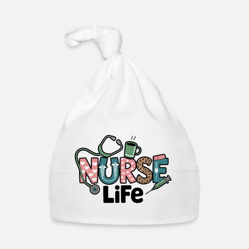 Nurse Life Gift Gift Idea Organic Baby Cap